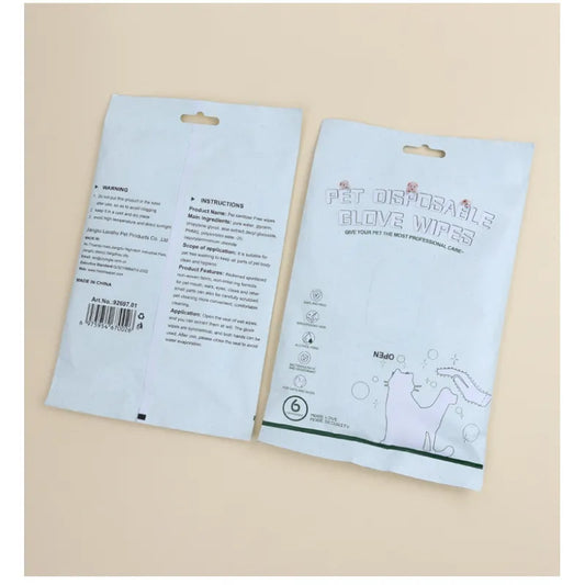 Pet Grooming Glove Wipes