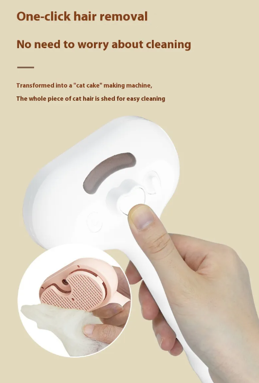 3-in-1 Misting Pet Grooming Brush