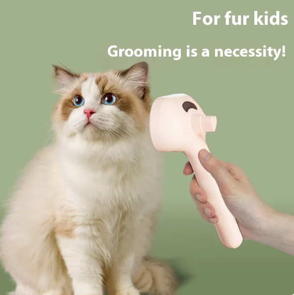 3-in-1 Misting Pet Grooming Brush
