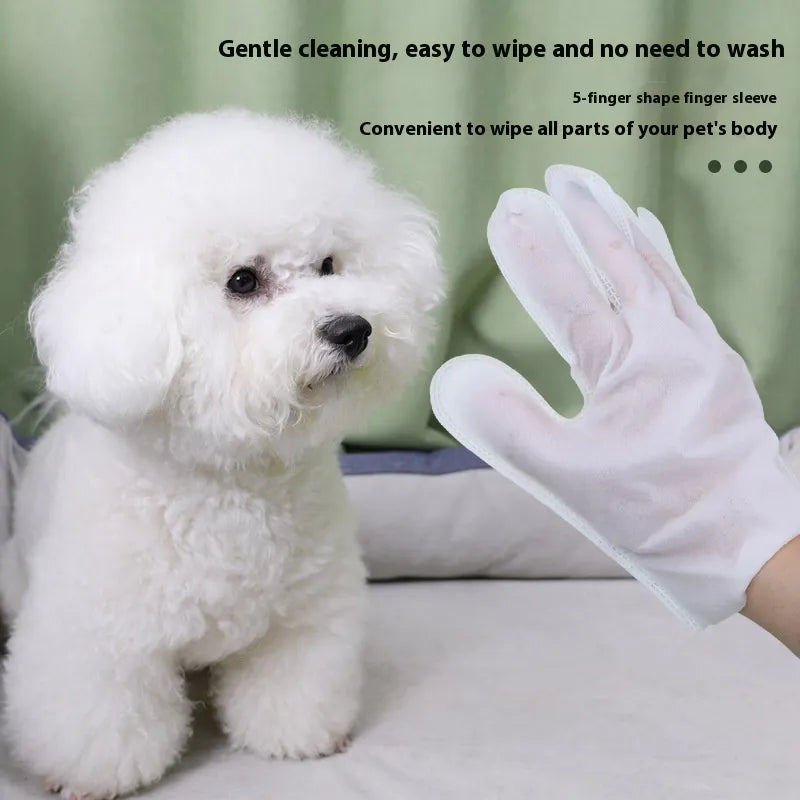 Pet Grooming Glove Wipes