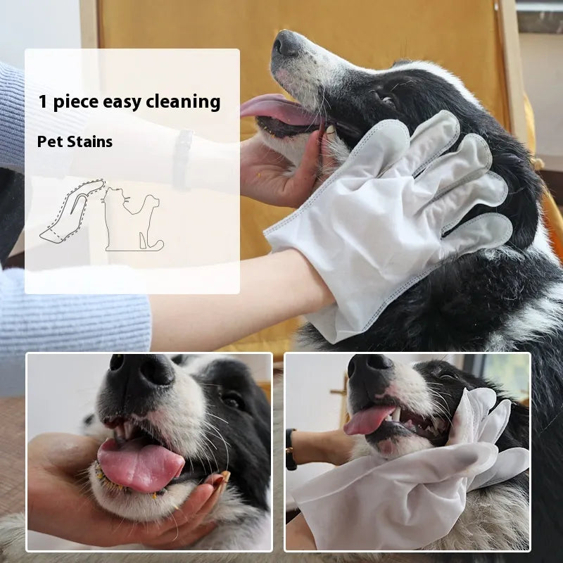 Pet Grooming Glove Wipes